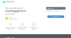 Desktop Screenshot of mediagigant.nl